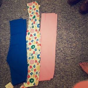 Hanna Anderson Capri and regular leggings